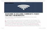 VERIZON IS KILLING TUMBLR’S FIGHT FOR NET NEUTRALITYdrwho.virtadpt.net/files/2017-06/verizon-killing-tumblr-net-neutrality.pdf · — Tumblr is no longer in the protective purgatory