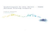 Submission to the ACCC NBN Access Pricing Inquiry Co - Submission... · 2 On-net services are offered on an RSP’s network and are typically limited to Metro and outer Metro areas.