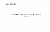 AMDuProf User Guide€¦ · Chapter 1 Introduction ... AMDuProf Denotes the name of the graphical-user-interface tool AMDuProfCLI Denotes the name of the command-line-interface tool