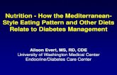 American Diabetes Association - Nutrition - How the ......• American Diabetes Association 2013 Nutrition Recommendations: • The amount of carbohydrates and available insulin may