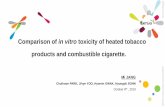 Comparison of in vitro toxicity of heated tobacco products ...€¦ · Aerosol chemistry • A mixture of thousands of chemicals, of which about 100 constituents are known to be associated