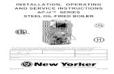 INSTALLATION, OPERATING AND SERVICE INSTRUCTIONS AP ... · STEEL OIL-FIRED BOILER For service or repairs to boiler, call your heating contractor. When seeking information on boiler,
