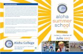 Escuela de Verano 2017 - Aloha-College · rio, a fin de garantizar la cobertura del mismo. En caso de que nos haya facilitado información relati-va a la salud de su hijo/a, le comunicamos