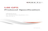 L80 GPS Protocol Specification - RS Components · 2019-10-13 · GPS Module Series L80 GPS Protocol Specification L80_GPS_Protocol_Specification Confidential / Released 2 / 43 About
