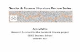 Gender & Finance · Research presentation #2 Slides prepared by Aatreyi Mitra Member of the Gender & Finance project ESSEC Business School About the paper : Claudia Goldin (2014)