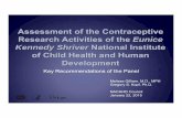 Assessment of the Contraceptive Research Activities of the ... · Research Activities of the Eunice Kennedy Shriver National Institute ... Daniel S. Johnston, PhD, ... available data