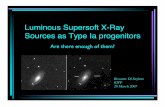 Luminous Supersoft X-Ray Sources as Type Ia progenitorsonline.itp.ucsb.edu/online/snovae_c07/distefano/pdf/Di... · 2007-04-23 · Type Ia supernovae occur far away. • Progenitors
