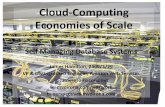 Cloud-Computing Economies of Scale - MV Dirona · Services Economies of Scale • High cost of entry –Physical plant expensive: 15MW roughly $200M • Summary: significant economies