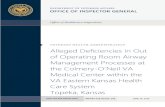 Alleged Deficiencies in Intubation and Alleged ...Office of Healthcare Inspections HEALTHCARE INSPECTION . REPORT # 18-02765-1. 44. JUNE 20, 2019 . VETERANS HEALTH ADMINISTRATION .