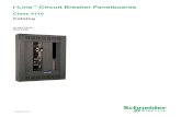 I-Line™ Circuit Breaker Panelboards I-Line™ Circuit Breaker Panelboards Catalog 2110CT9701R07/19 2019 Class 2110 CONTENTS Description ...