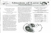 MOL Spring 2002go - Mission of Love · 2015-05-04 · gift for your mother. The Mission of Love Foundation is a non-profit organization that provides humanitarian aid to those in