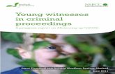 Young witnesses in criminal proceedings · 4 Young witnesses in criminal proceedings: A progress report on Measuring up? 5 Challenges: further action needed Ensuring appropriate questioning