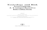 Toxicology and Risk Assessment: A Comprehensive Introductiondownload.e-bookshelf.de/.../74/L-G-0000580274-0002360149.pdf · 2013-07-23 · Toxicology and Risk Assessment: A Comprehensive