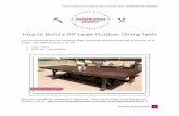 How to Build a DIY Planter Box · Free woodworking plans for building a large, extra-long outdoor dining table that sits 10 to 12 people. This table measures 3’ 4” x 9’. •