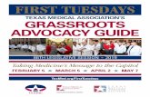 TEXAS MEDICAL ASSOCIATION’S GRASSROOTS ......2019/01/07  · The involvement of physicians, medical students, and alliance members is vital to the success of TMA’s grassroots advocacy.