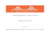 PERFORMANCE OBJECTIVES Avatar Reports€¦ · BHS Performance Objectives Manual 5/23/2016 Page 2 Preface Measuring client improvement and successful completion of target objectives