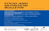 fooD aND NUTRITIoN BULLETIN - WordPress.com · Peer review. The Bulletin is a peer-reviewed journal. Every article is submitted first to editorial review and then sent to two reviewers