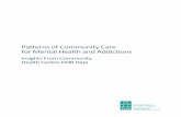 Patterns of Community Care for Mental Health and ... · 20 or more visits. MHA clients’ most common care providers were physicians and nurse practitioners. The most common issues