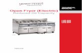 Open Fryer (Electric) - Henny Penny · FM06-044E TECHNICAL MANUAL LVE-202 LVE-203 LVE-204 OOppeennFFrryyeerr((EElleeccttrriicc)) RReedduucceeddOOiillCCaappaacciittyy