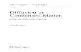 Diffusionin CondensedMatter - CERNPaulHeitjans - Jorg Karger Diffusionin CondensedMatter Methods,Materials, Models With448 Figures ESpringer