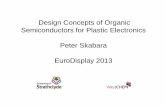 Design Concepts of Organic Semiconductors for Plastic ... · Relates conjugation and substituents (auxochromes) to electronic transitions and can be used to calculate max [1] Conjugation