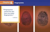 Fingerprints · individual identification by fingerprints. Obtain an inked, readable fingerprint for each finger. Recognize the general ridge patterns (loops, whorls, and arches).