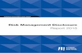 Risk Management Disclosure - eib.org · Group adapts regularly its risk management policies and practices to market conditions and best industry practice. To this extent, the Group