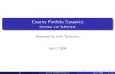 Country Portfolio Dynamics - TAUrazin/Country Portfolio DynamicsSLIDES.pdf · 2008-05-11 · Country Portfolio Dynamics Devereux and Sutherland Presented by Judit Temesvary April