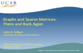 Graphs and Sparse Matrices: There and Back Againgilbert/talks/GilbertCSC11oct2016.pdf · SIAM Combinatorial Scientific Computing October 11, 2016 Support: Intel, Microsoft, DOE Office