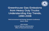 Greenhouse Gas Emissions from Heavy Duty Trucks ... U.S. Greenhouse Gas Emissions and Sinks 1990 -2008,