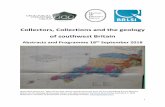 Collectors, Collections and the geology of southwest Britain · Collectors, Collections and the geology of southwest Britain Abstracts and Programme 18th September 2018 IIlustration
