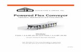 Powered Flex Conveyor - Conveyors & Drives · Powered Flex Conveyor. Power Requirements • All twist lock plugs on the Powered Flex are L5-30R or L5-30P. • The (2) pass through