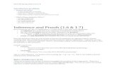 Inference and Proofs (1.6 & 1.7)Proofs! (1.7) A good place to start on proofs is basic number theory, so let’s define some terms and get moving. Let’s assume our domain of discourse