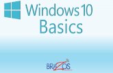 Windows 10 Basics - Brazos Communications · 9/1/2015  · Adjust your computer's settings System and Security Review your computer's status Save backup copies of your files with