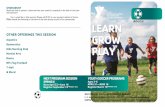 LEARN GROW...YOUTH SOCCER PROGRAMS Ages 3-6 APRIL 21—JUNE 16 Register March 10*Member onlyMember only LEARN GROW PLAY SPONSORSHIP Would you like to sponsor a team and have your name