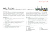 Limitless™ Wireless Operator Interface · Limitless WOI Series PERFORMANCE SPECIFICATIONS Characteristic Measure Series name WOI Series Product type Limitless™ Operator Interface