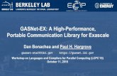 GASNet-EX: A High-Performance, Portable Communication ... · GASNet-1: Overview • Started in 2002 to provide a portable network communication runtime for three PGAS languages: –