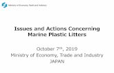 Issues and Actions Concerning Marine Plastic Litters · system. Develop Environmentally Sound Materials & Products. Outflow. Decomposition. Collection. Key Action 4: Developing and