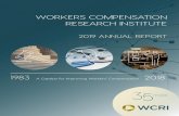 WORKERS COMPENSATION RESEARCH INSTITUTE · Board of Workers’ Compensation sent the U.S. Attorney for Northern Georgia a letter regarding the inappropriate and over-prescribing of
