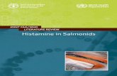 Histamine in Salmonids - Home | Food and Agriculture ... · 15/11/2005  · Ronald A. Benner, Jr, United States Food and Drug Administration, United States of America Robert (Bob)