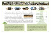 Wood Heating Appliances - University of Wisconsin–Madison · Wood Heating Appliances for Homes and Businesses Choosing the Right Equipment – Scott A. Sanford, David S. Liebl January,