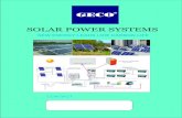 SOLAR POWER SYSTEMS - GECO Solar Power Systems... · 2 System Basic Information Off grid solar power supply system- SP-3KW Solar panel rated output power: 2400W S u itab le for da