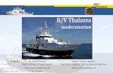 R/V Thalassa mid-life modernization - Havforskningsinstituttetinmartech2016.imr.no/presentations/6_Session... · The R/V Thalassa is an oceanographic ship mainly dedicated to the