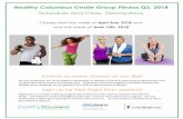 Healthy Columbus Onsite Group Fitness Q2, 2018...Healthy Columbus Onsite Group Fitness Q2, 2018 Schedule and Class Descriptions Classes start the week of April 2nd, 2018 and end the
