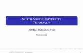 North South University Tutorial 6 - University of Torontoindividual.utoronto.ca/ahmed_3/index_files/NSU/Bio1_6.pdf · treatment days was 4.7 with a standard deviation of 9.3. For