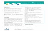 Lessons in Mariculture: Lesson 4: Zoom In on Aquaculture … · similar to the blue crab PowerPoint. Students will present their PowerPoint or booklet to another student and explain