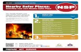 Selecting your own Nearby Safer Place · Selecting your own Nearby Safer Place You should identify your own nearby safer places in addition to those identified by Tasmania Fire Service.