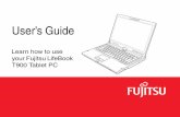User’s Guide - Fujitsu · * To order a new battery for your Fujitsu mobile computer, go to the Fujitsu shopping site at in the US or www fujitsu.ca/products/notebooks in Canada.
