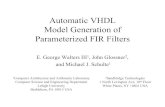 Automatic VHDL Model Generation of Parameterized FIR Filtersglossner.org/john/papers/samos_2002_presentation.pdf · FIR filter architecture: 4th stage, final addition. Filter Generation