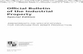 Official Bulletin of the Industrial Property · information shall be published in the Official Bulletin of Industrial Property of the LEPL National Intellectual Property Center of